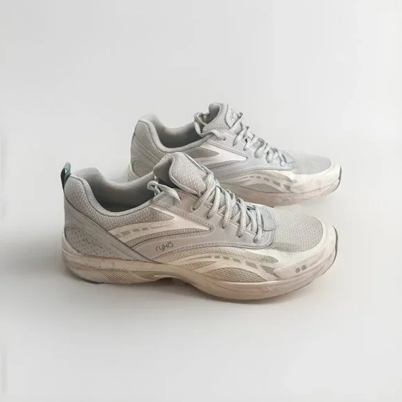 Ryka Sky Walk 2 Women's Running Sneaker Shoes Pale Gray & White Size 8.5M - Picture 2 of 7